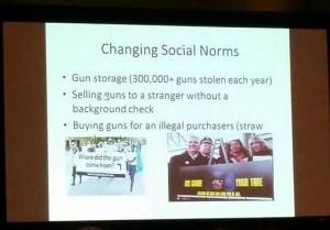 Gun violence presentation