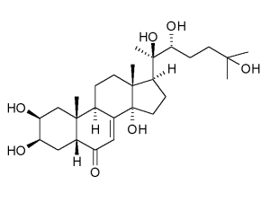 20-hydroxyecdysone, source http://commons.wikimedia.org/wiki/File:20-hydroxyecdysone.png