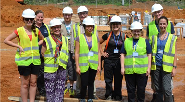 Ebola diagnostic center team