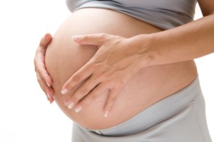 A pregnant woman
