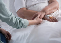 Cancer patient having support